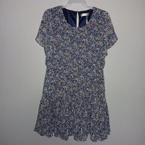 Nemidor women's mini dress size 18 floral new without tags